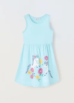 Blukids Vestito in puro cotone bambina- Vestiti
