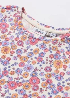 Blukids Vestito in puro cotone bambina- Vestiti