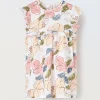 Blukids Vestito in puro cotone con stampa neonata- Vestitini