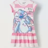 Blukids Vestito in puro cotone con stampa bambina- Vestiti