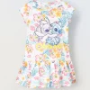 Blukids Vestito in puro cotone con stampa bambina- Vestiti