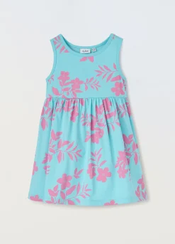 Blukids Vestito in puro cotone neonata- Vestitini