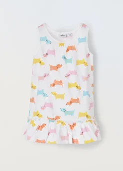 Blukids Vestito in puro cotone neonata- Vestitini