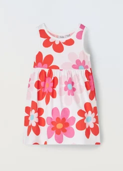 Blukids Vestito in puro cotone neonata- Vestitini