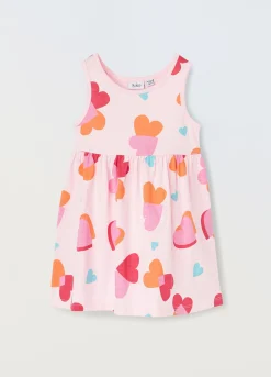 Blukids Vestito in puro cotone neonata- Vestitini