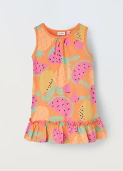 Blukids Vestito in puro cotone neonata- Vestitini