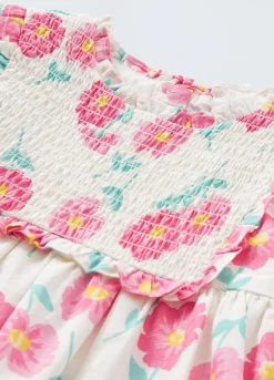 Blukids Vestito in puro cotone neonata- Vestitini