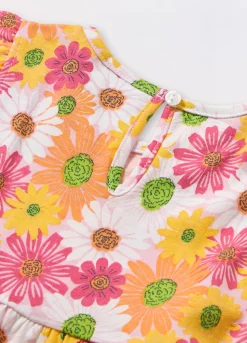 Blukids Vestito in puro cotone neonata- Vestitini