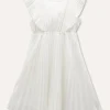 Blukids Vestito plissettato bambina- Vestiti