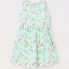 Blukids Vestito smanicato in jersey di cotone stretch bambina- Vestiti
