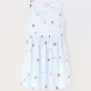 Blukids Vestito smanicato in jersey di puro cotone bambina- Vestiti