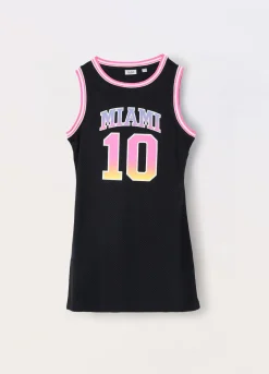 Blukids Vestito smanicato mesh ragazza- Vestiti